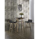 Bronx Black / Antique Brass Bar Table